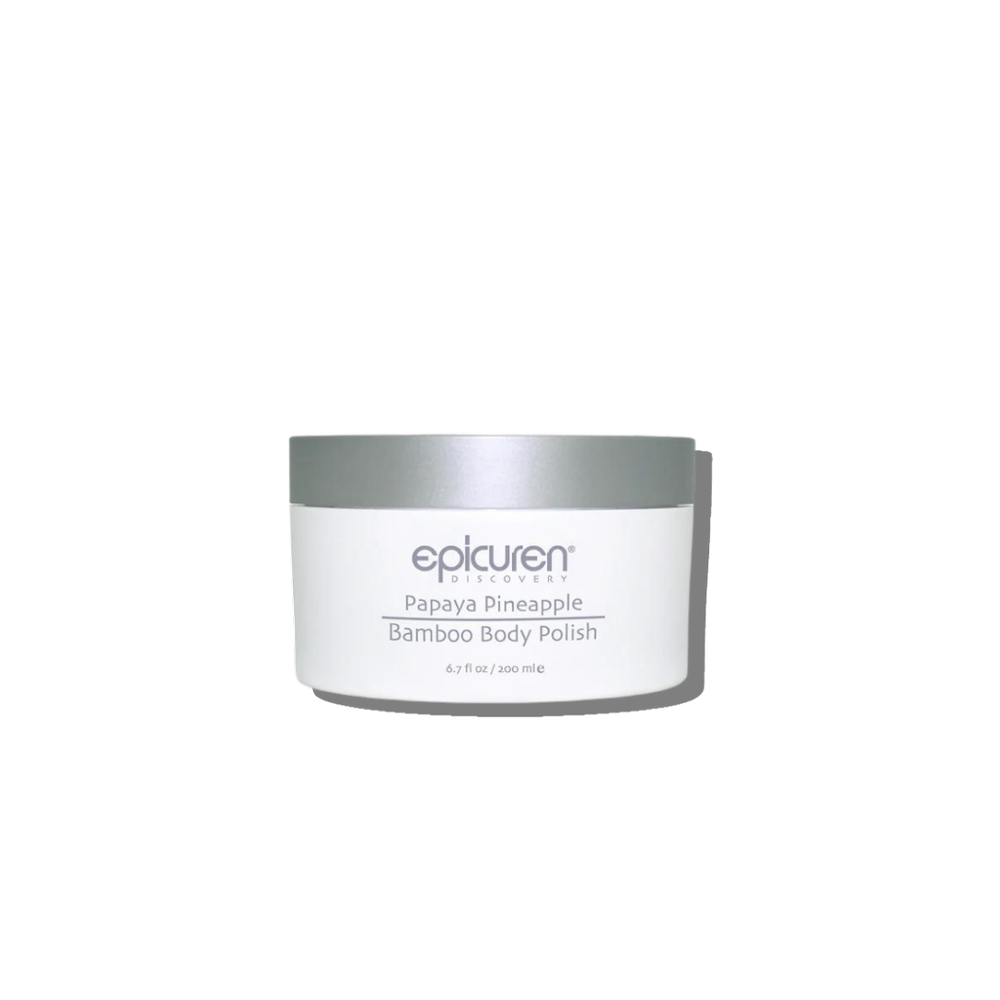 Papaya Pineapple Bamboo Body Polish for exfoliating and nourishing silky smooth skin