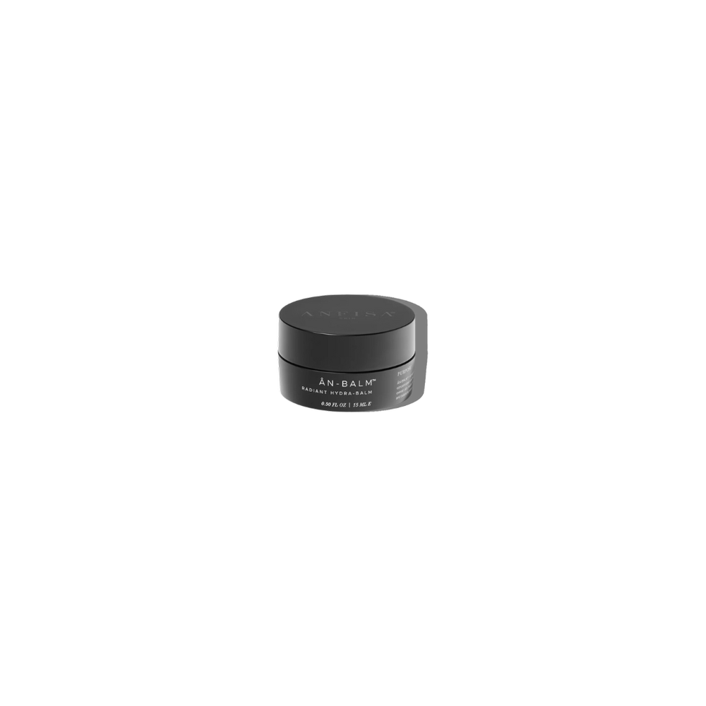 An-Balm nourishing balm-to-oil formula for reducing inflammation, balancing sebum, and repairing dehydrated skin.