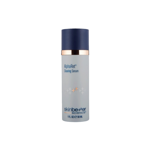 AlphaRet Clearing Serum with retinoid for youthful skin and improved balance, targeting fine lines and blemishes.