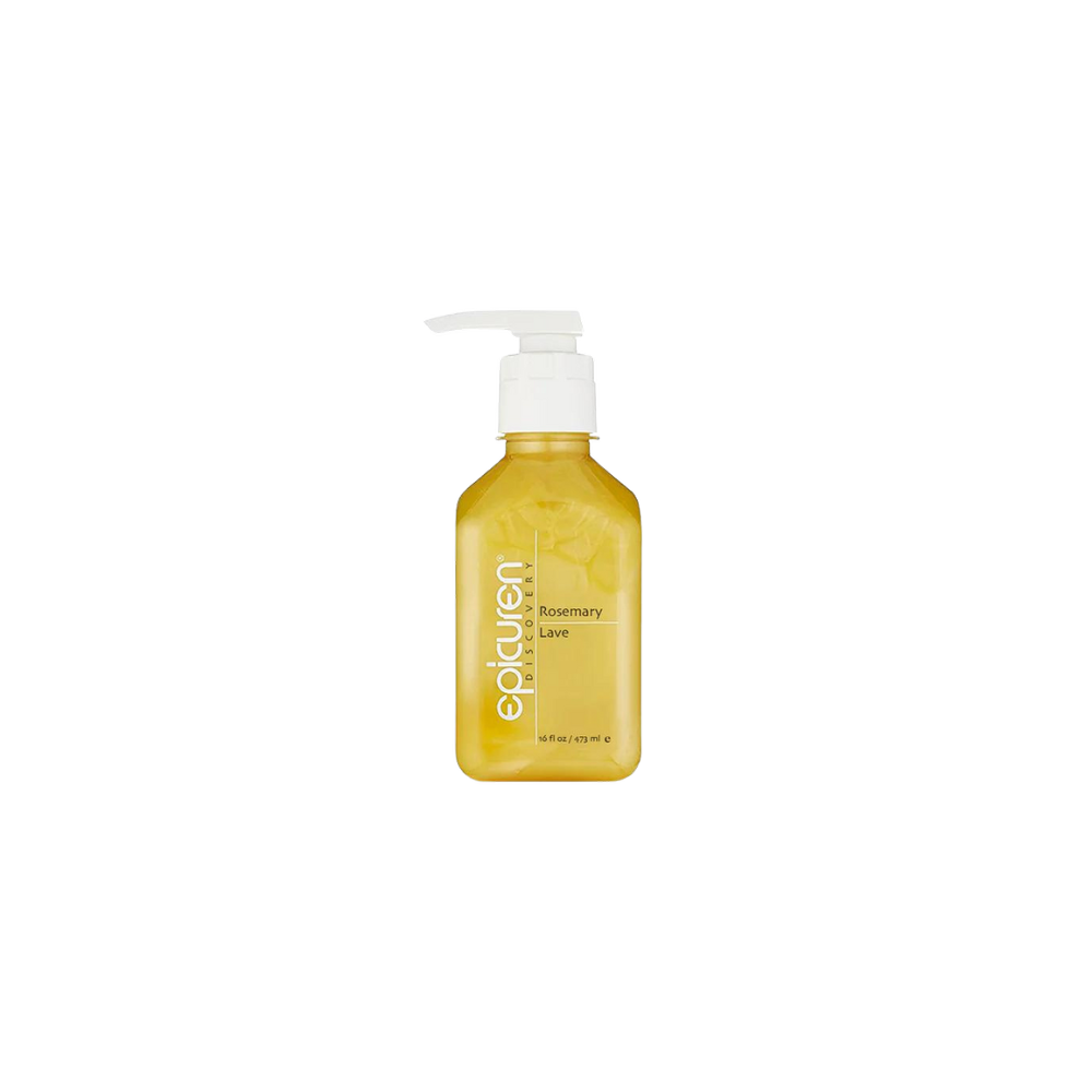 Rosemary Lave silky body wash with pure plant extracts and rosemary oil for refreshing and invigorating cleansing.