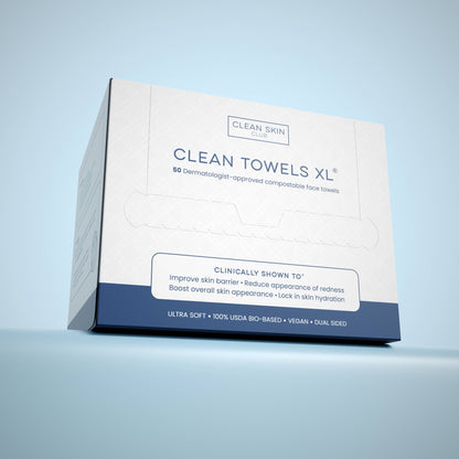 Clean Towels XL™, Disposable Face Towels, 50 Count