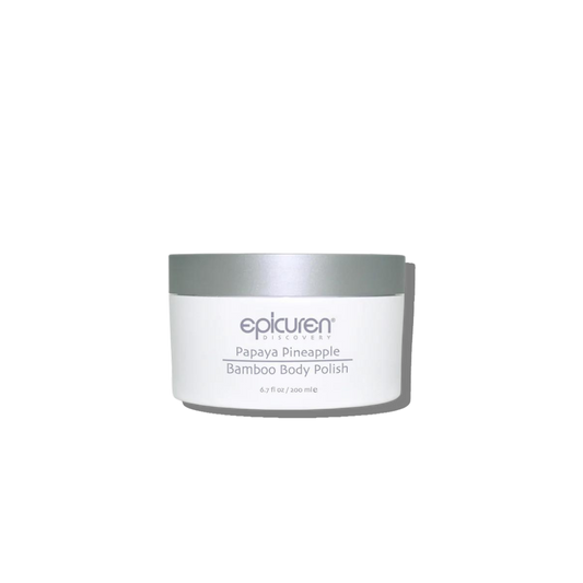 Papaya Pineapple Bamboo Body Polish for exfoliating and nourishing silky smooth skin