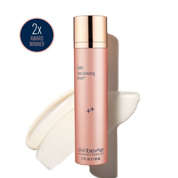 Even Tone Correcting Serum by SkinBetter, brightening serum for hyperpigmentation and skin discoloration