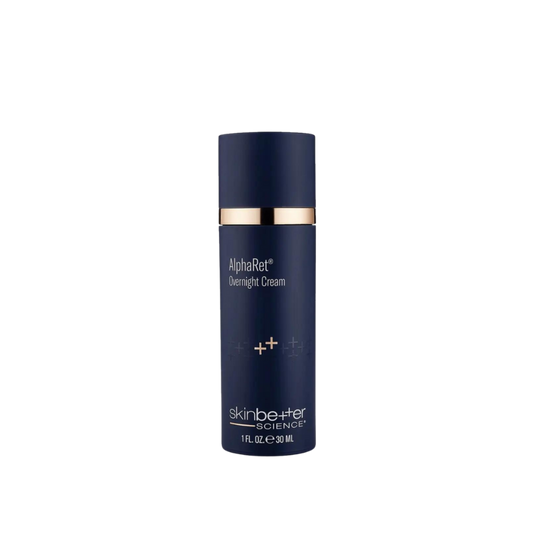 AlphaRet Overnight Cream for rejuvenating skin, minimizing wrinkles and irritation while enhancing glow and brightness.