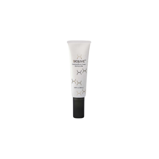 Hydrating Barrier Cream for normal to dry skin, protecting microbes, supporting defenses, and priming for makeup.