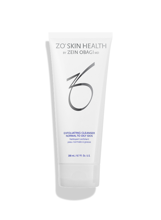 Exfoliating Cleanser that removes oil and impurities while maintaining skin's natural moisture, leaving it refreshed and smooth without dryness.